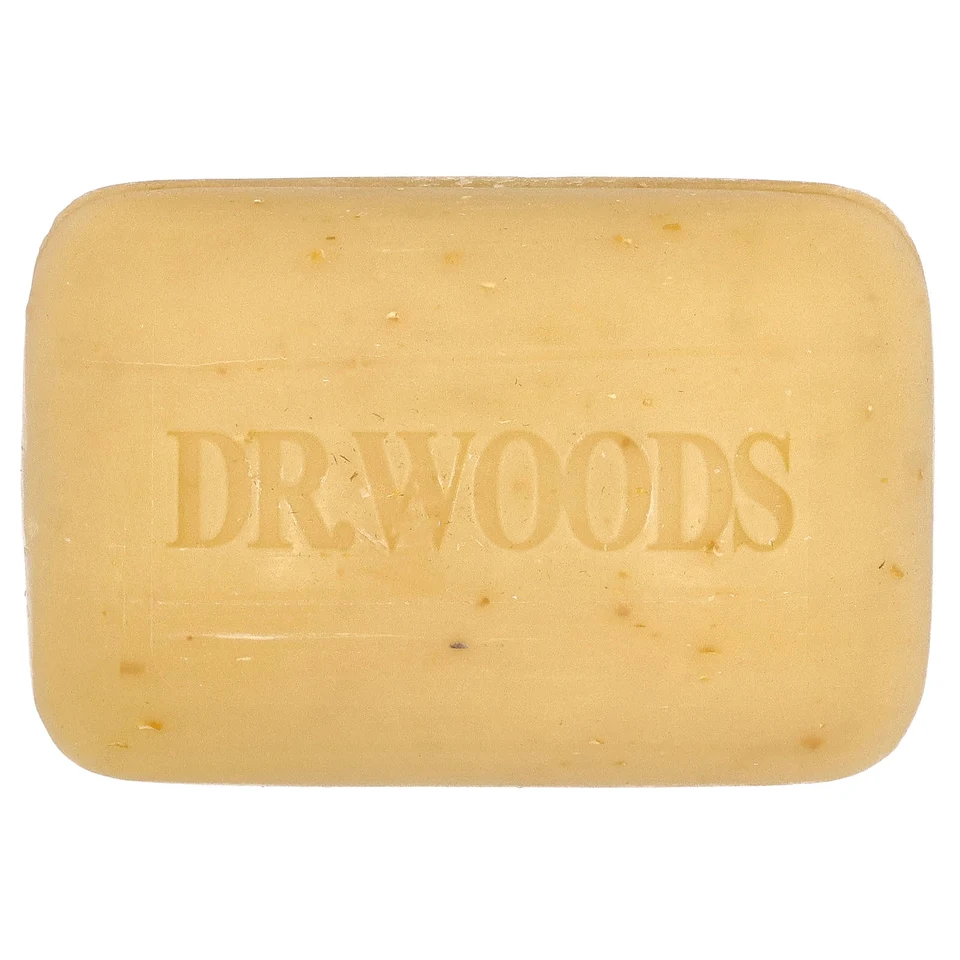 Мыло Dr. Woods Exfoliating Body Soap Raw Black, 149 г, батончик