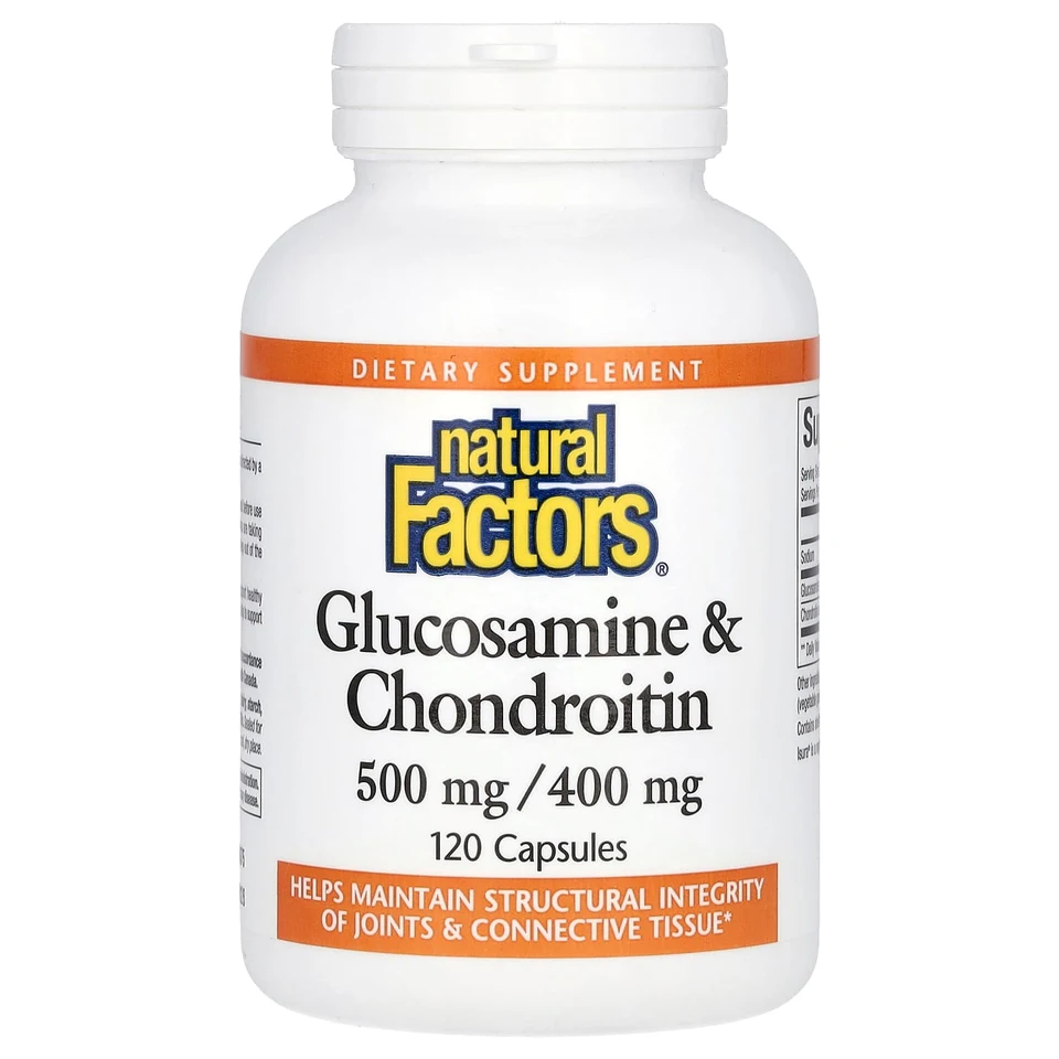 Хондроитин Natural Factors Glucosamine &, 120 капсул