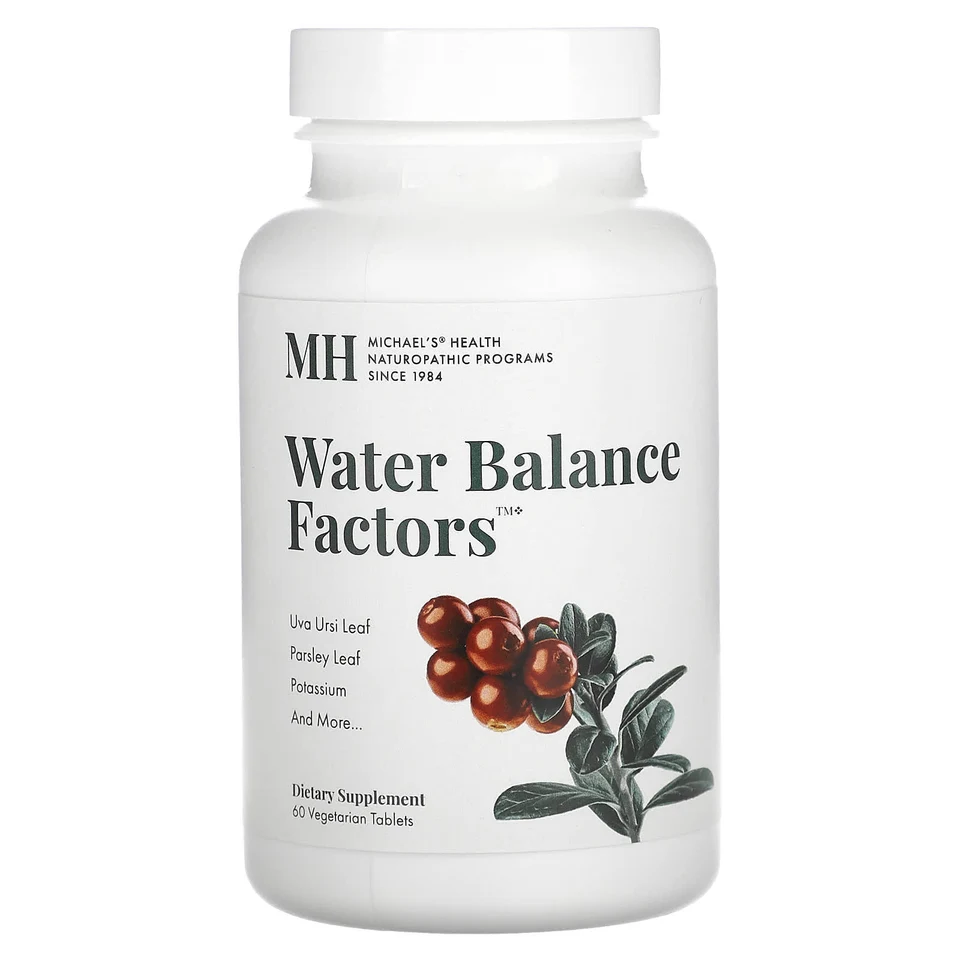Факторы водного баланса Michael's Health, 60 вегетарианских таблеток