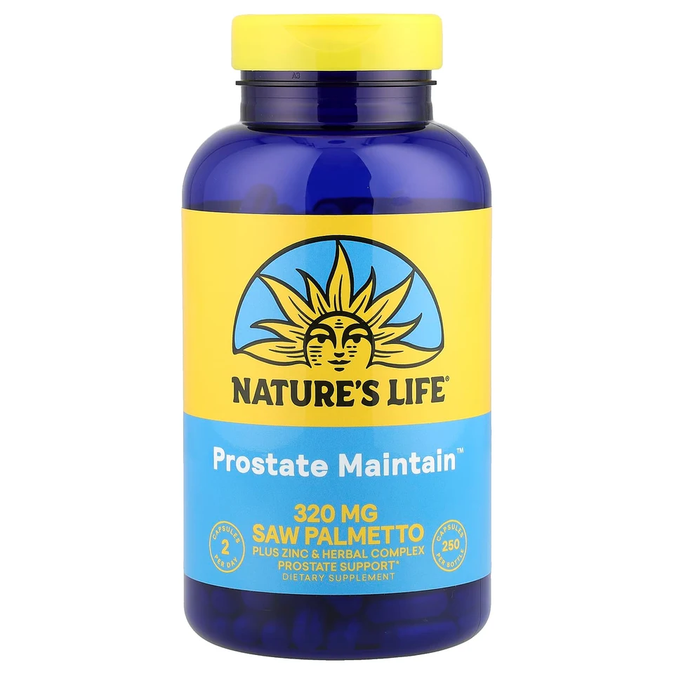 Поддержка простаты Nature's Life, 250 капсул