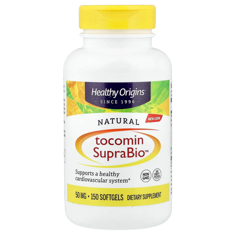 Токоферолы Healthy Origins, 150 мягких капсул