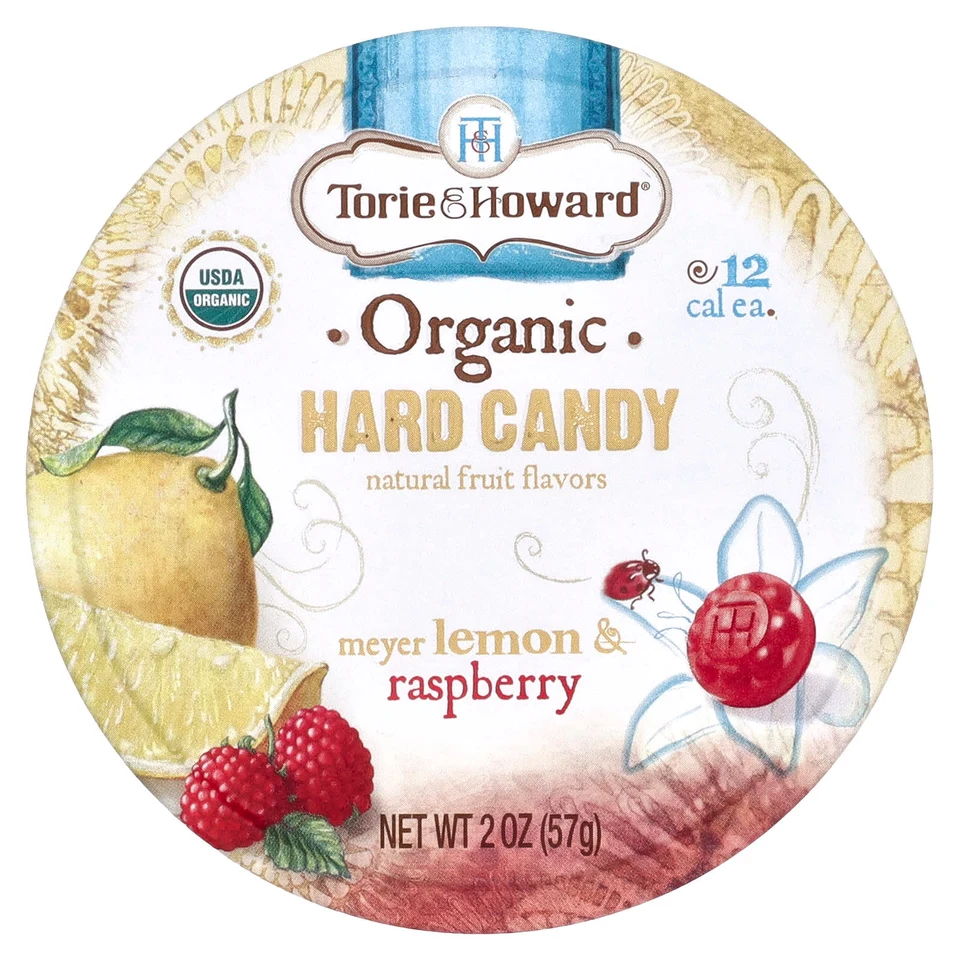 Органические леденцы Torie & Howard, 57 г