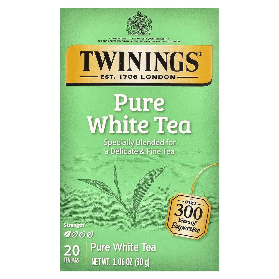 Чайные пакетики Twinings Pure White Tea 20, 30 г