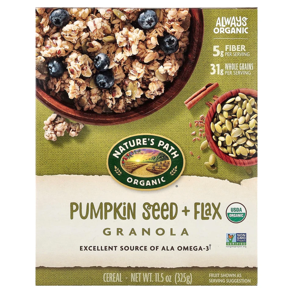 Гранола Nature's Path Organic Pumpkin Seed + Flax Cereal, 325 г