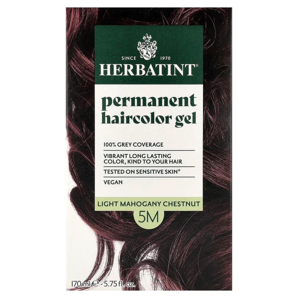 Гель Herbatint Permanent Haircolor 5M Light Mahogany Chestnut, 170 мл
