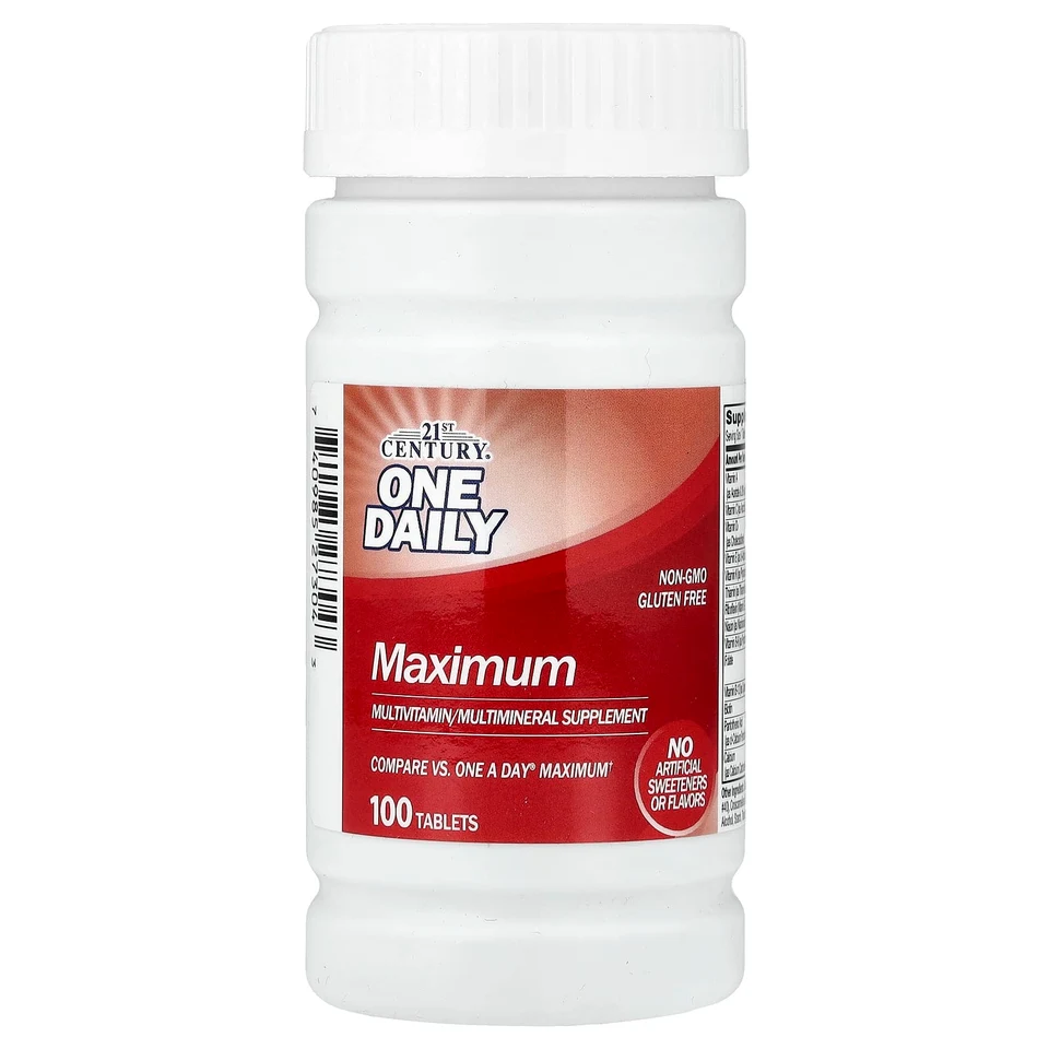 Мультивитамины 21st Century One Daily Maximum, 100 таблеток