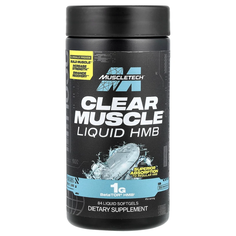 HMB MuscleTech Clear Muscle® Liquid, 84 мягких капсул