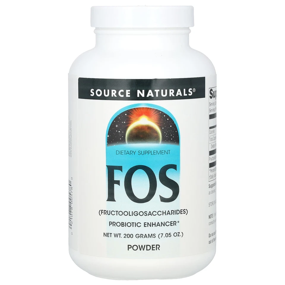 Порошок Source Naturals FOS, 200 г
