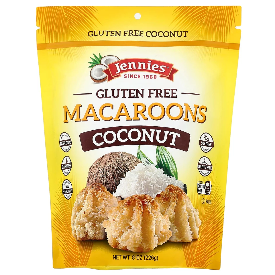 Кокосовые макароны Jennies Macaroons, 226 г (8 oz)