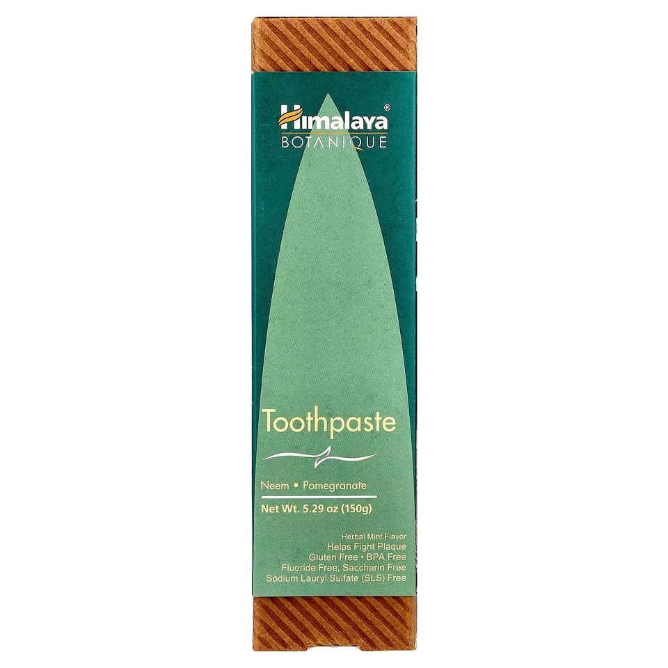 Зубная паста Himalaya Botanique Neem & Pomegranate Herbal Mint, 150 г