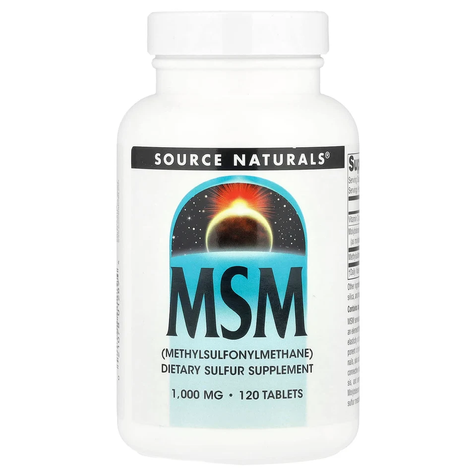 МСМ Source Naturals, 120 таблеток