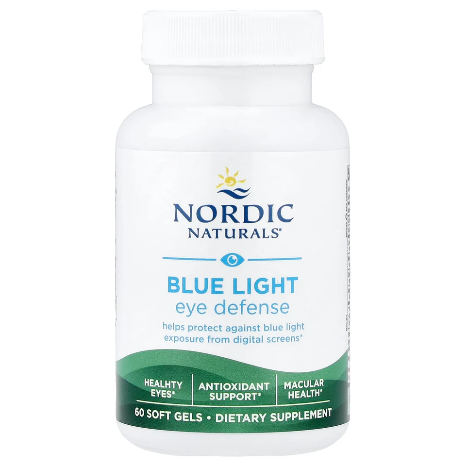 Защита глаз от синего света Nordic Naturals, 60 мягких капсул