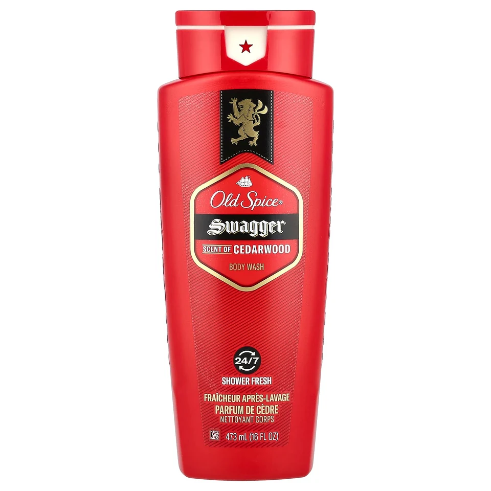 Гель для душа Old Spice Swagger, аромат «кедровая древесина», 473 мл