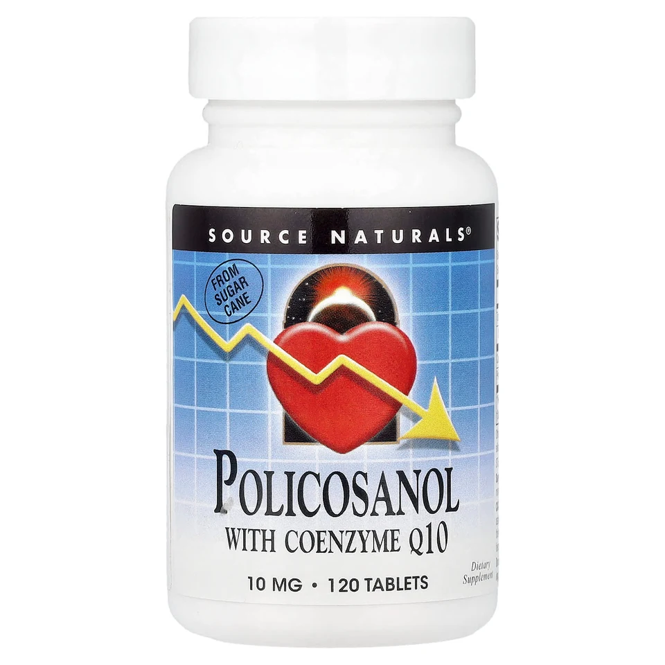 Коэнзим Q10 Source Naturals Policosanol, 120 таблеток