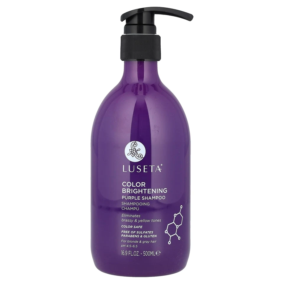 Шампунь Luseta Beauty Color Brightening Purple For Blonde & Gray Hair, 500 мл