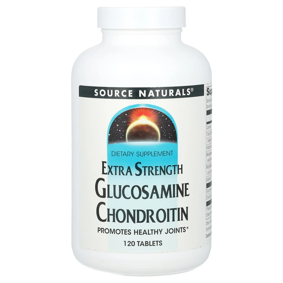 Хондроитин Source Naturals Glucosamine, 120 таблеток
