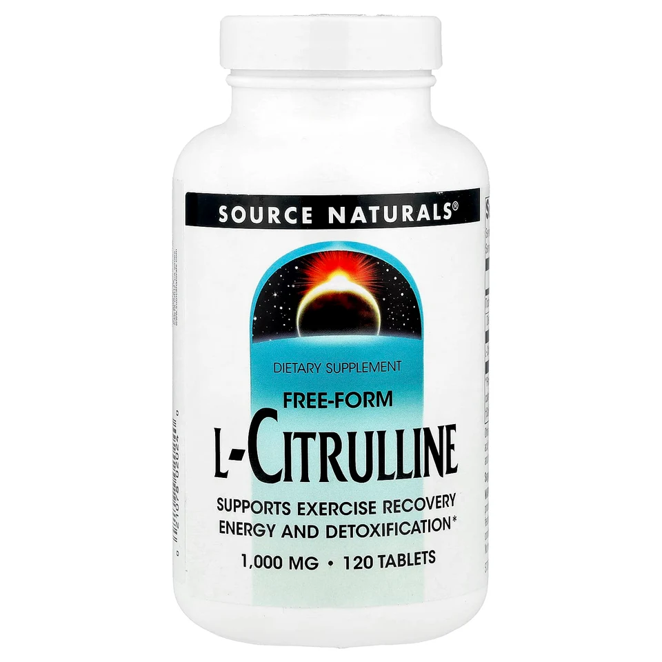 L-цитруллин Source Naturals L-Citrulline, 1000 мг, 120 таблеток