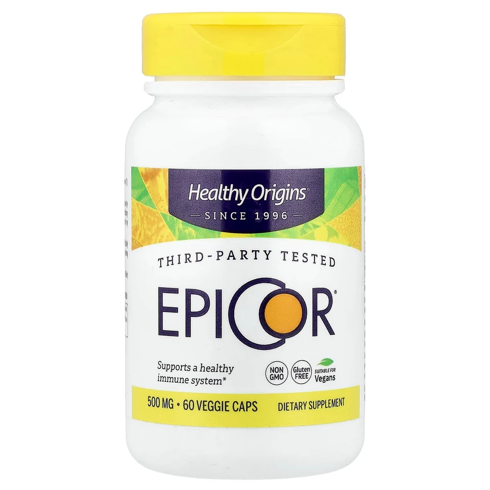 EpiCor Healthy Origins®, 500 мг, 60 растительных капсул