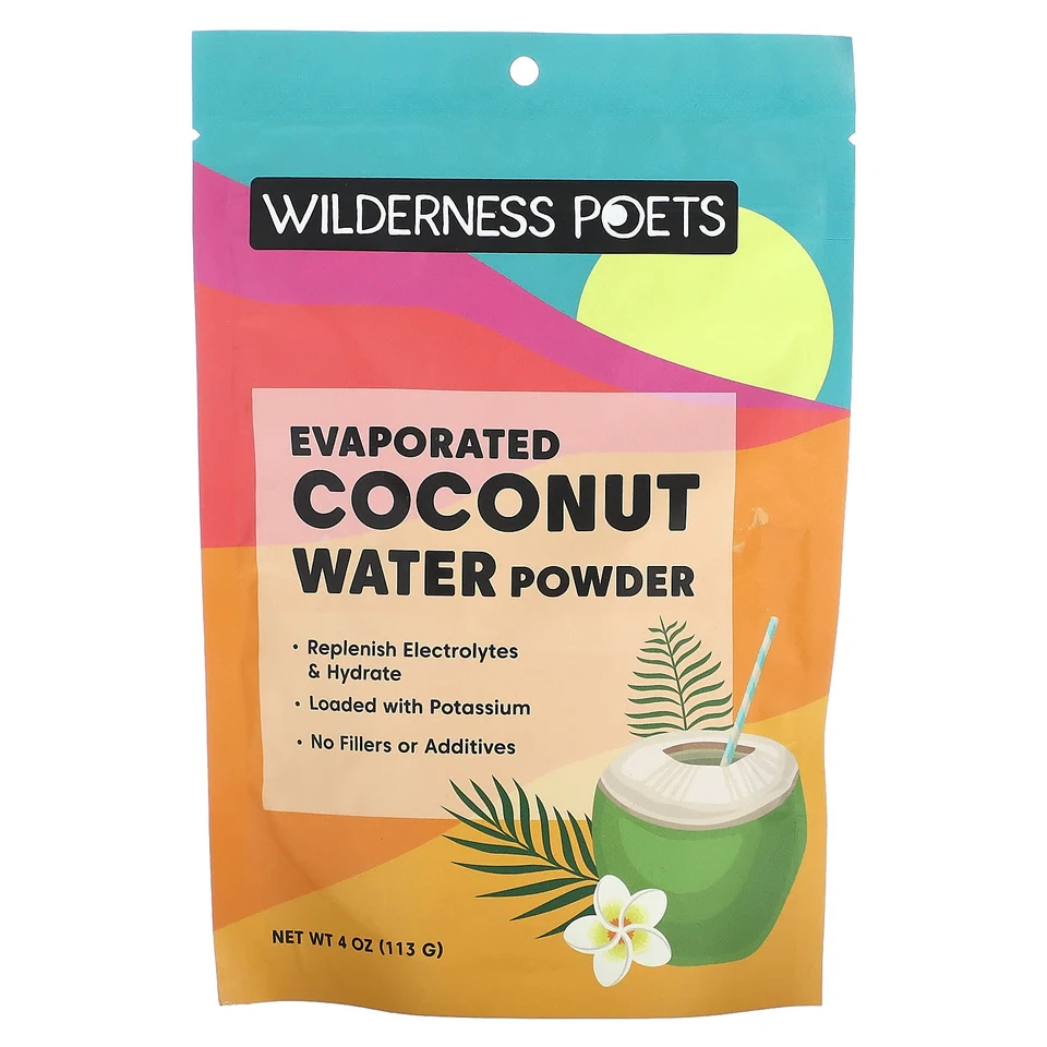 Порошок Wilderness Poets Evaporated, Coconut Water Powder, 113 г