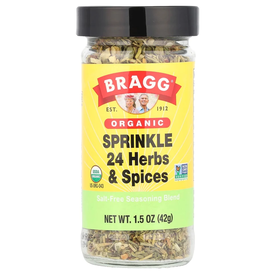 Приправа Bragg Organic Sprinkle 24 Herbs & Spices Salt-Free Blend, 42 г