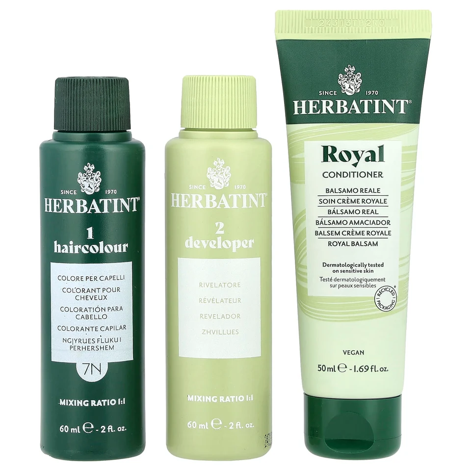 Гель Herbatint Permanent Haircolor 7N Blonde, 170 мл