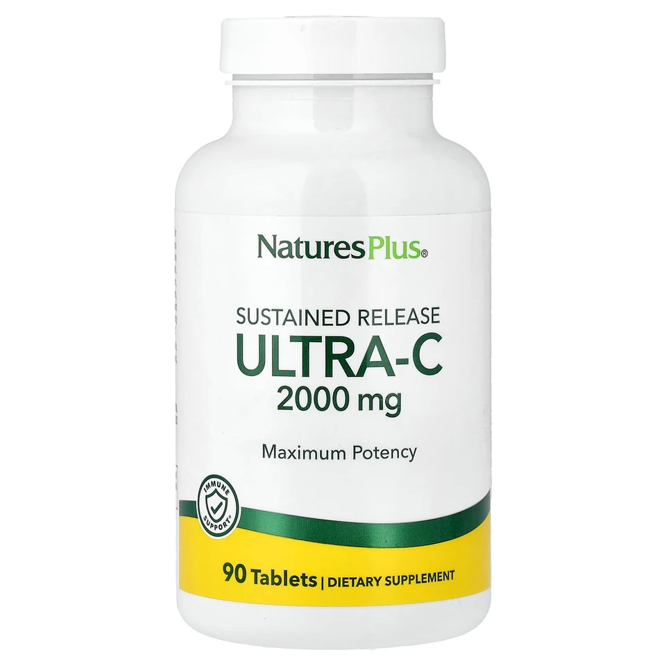 Витамин C NaturesPlus Ultra-C, пролонгированное высвобождение, 90 таблеток