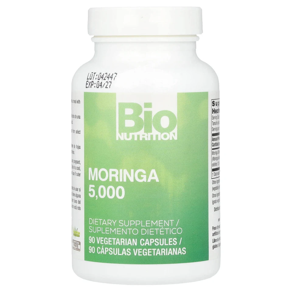 Моринга Bio Nutrition, 5000 мг, 90 растительных капсул