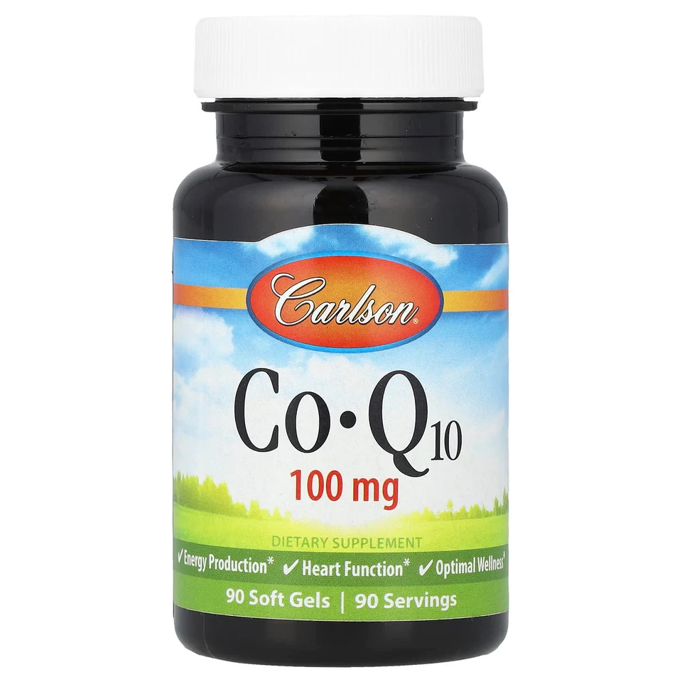 Коэнзим Q10 Carlson, 100 мг, 90 мягких капсул