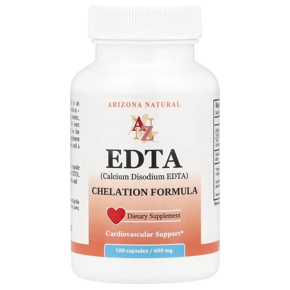 EDTA Arizona Natural, 600 мг, 100 капсул