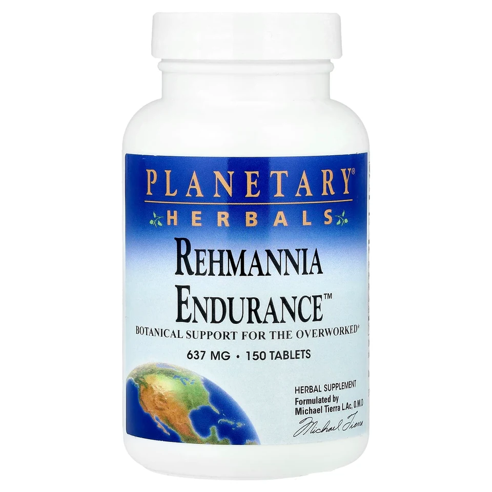 Комплекс Rehmannia Endurance Planetary Herbals™, 150 таблеток