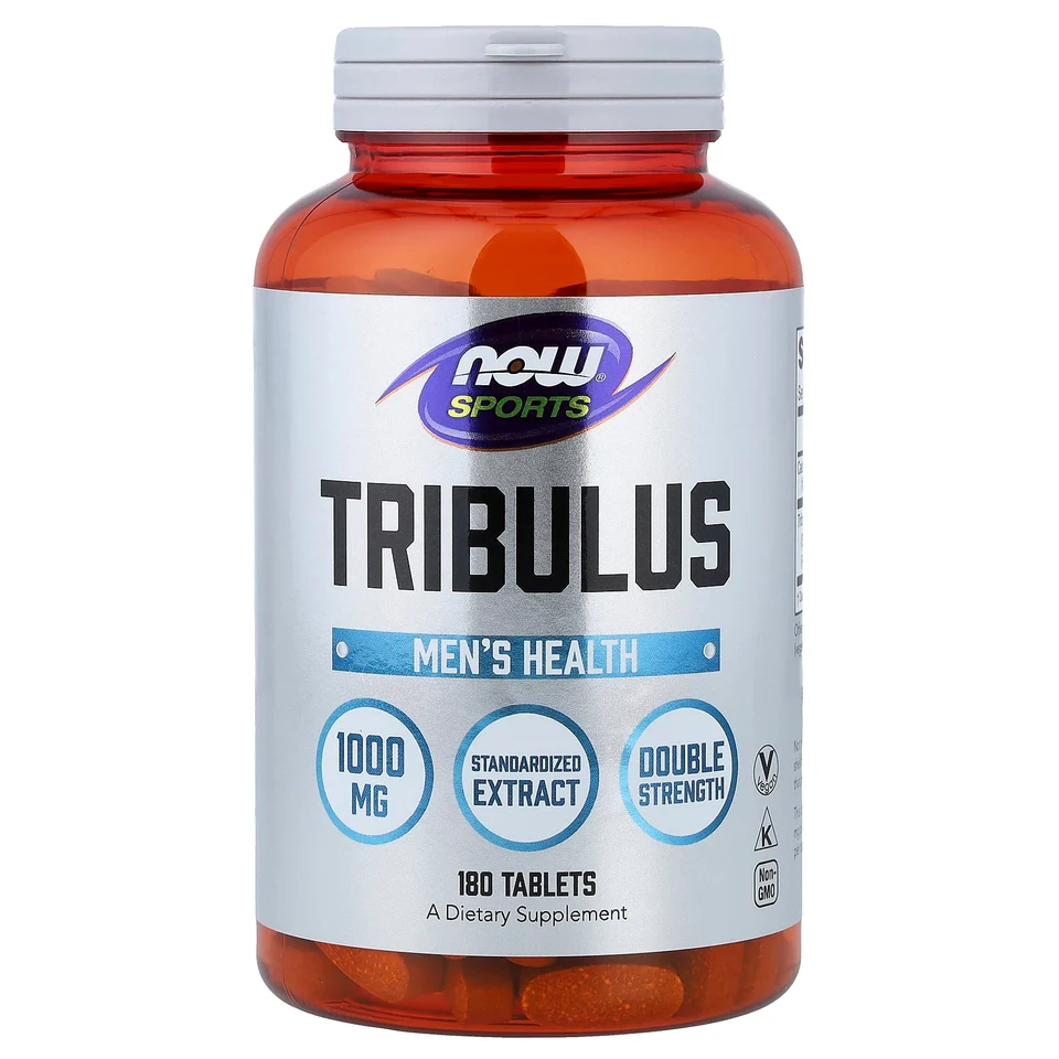 Трибулус NOW Foods Tribulus, 1000 мг, 180 таблеток