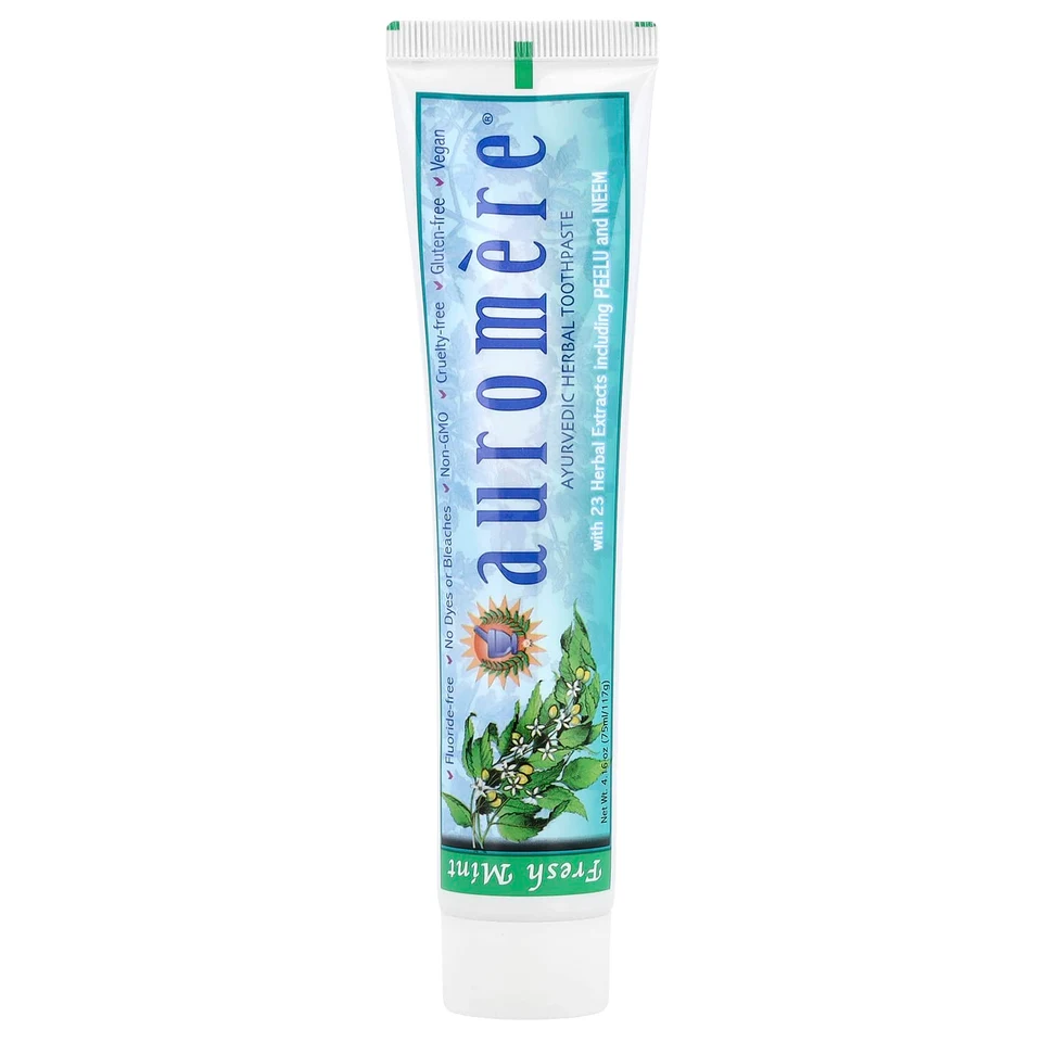 Зубная паста Auromere Ayurvedic Herbal Fresh Mint, 117 г