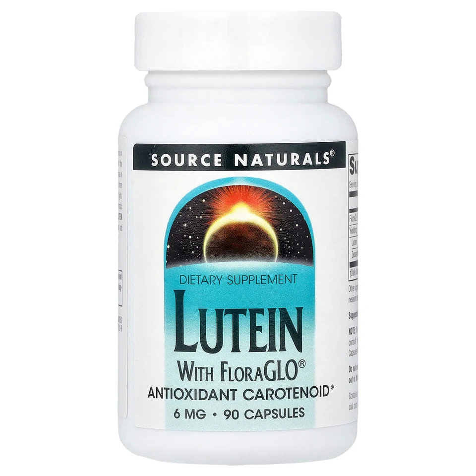 Лютеин Source Naturals With FloraGLO®, 6 мг, 90 капсул
