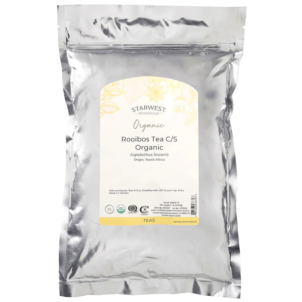 Чай Starwest Botanicals Organic Rooibos Cut & Sifted, 453.6 г