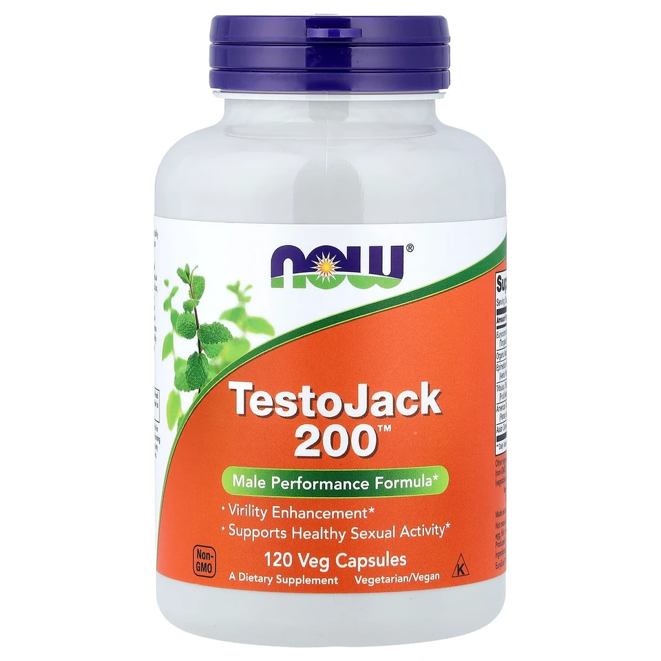 Комплекс TestoJack NOW Foods™, 120 растительных капсул