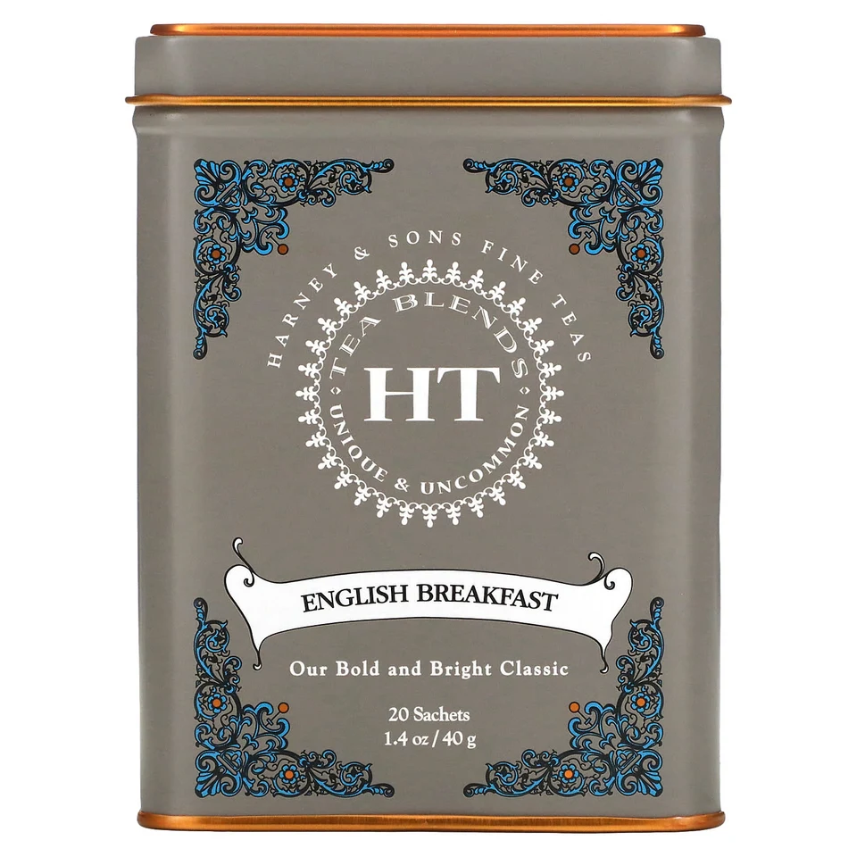 Чай Harney & Sons HT Blends English Breakfast, 20 чайных пакетиков, 40 г