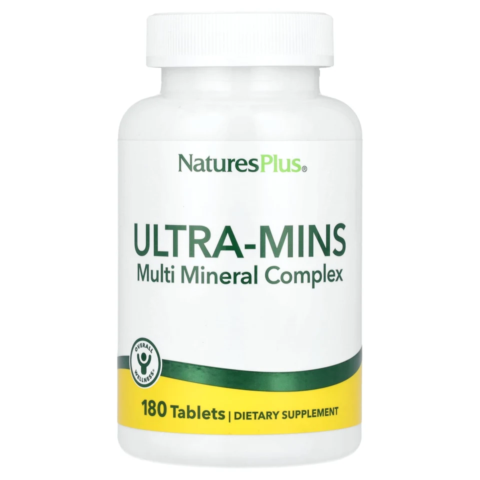 Комплекс NaturesPlus Ultra-Mins Multiple Mineral, 180 таблеток