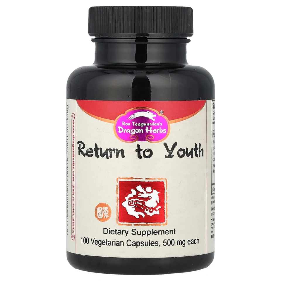 Антиоксидант Dragon Herbs, 100 вегетарианских капсул