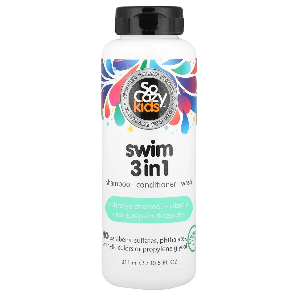 Кондиционер SoCozy Kids Swim 3 in 1 Shampoo, Wash, 311 мл
