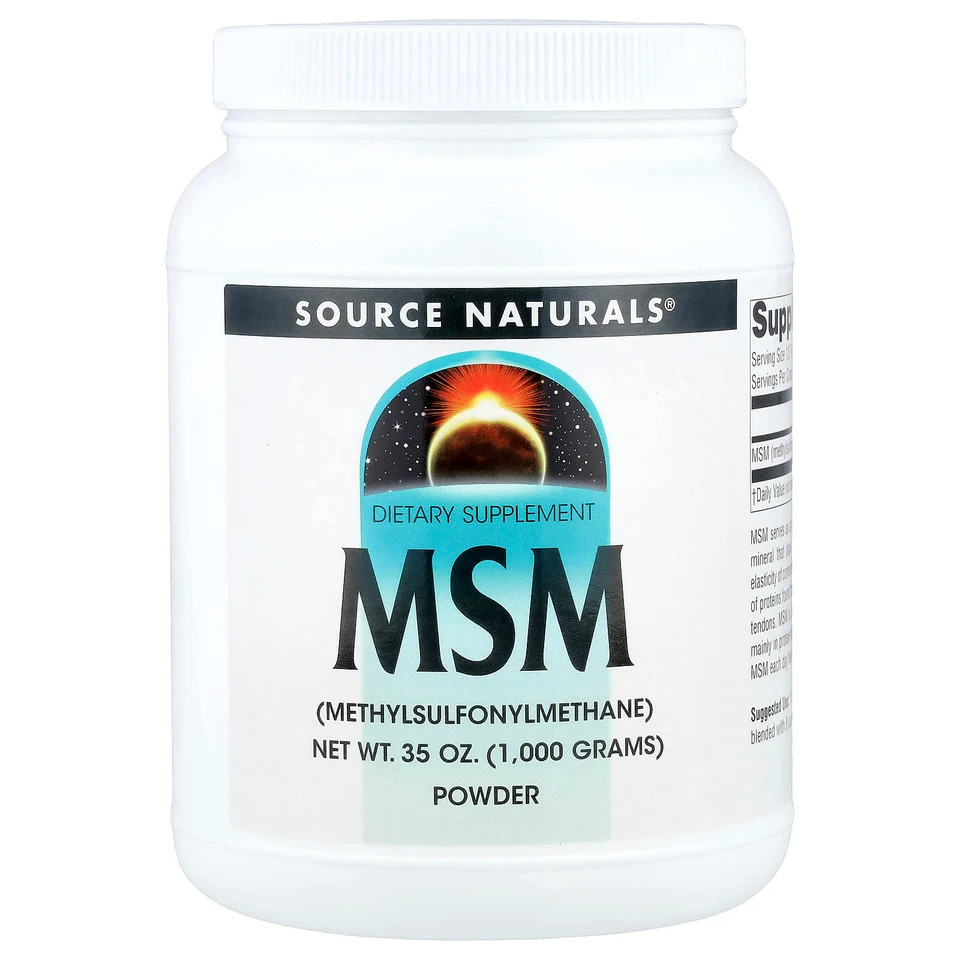 Порошок Source Naturals MSM, 1000 г