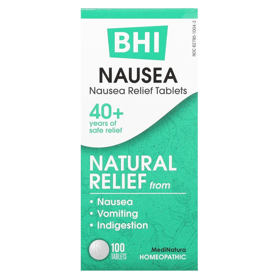 Гомеопатическое средство MediNatura MediNatura Nausea Relief Tablets, 100 таблеток