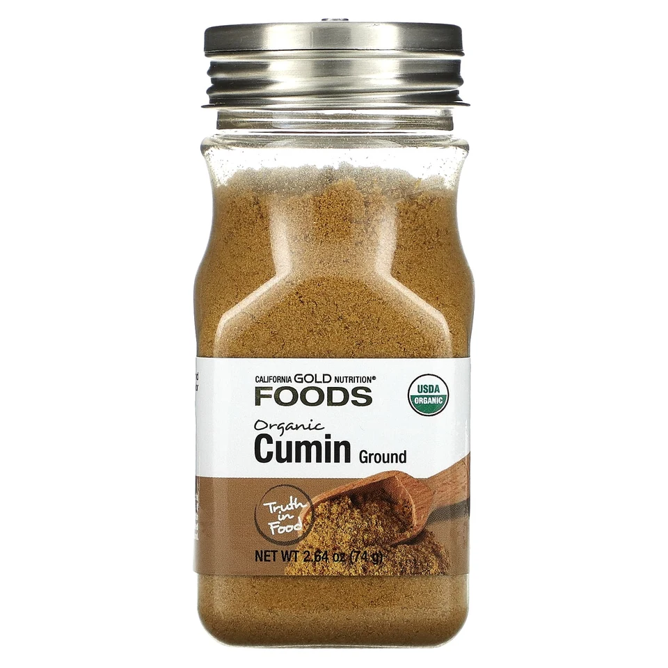 Кумин California Gold Nutrition Foods, 74 г