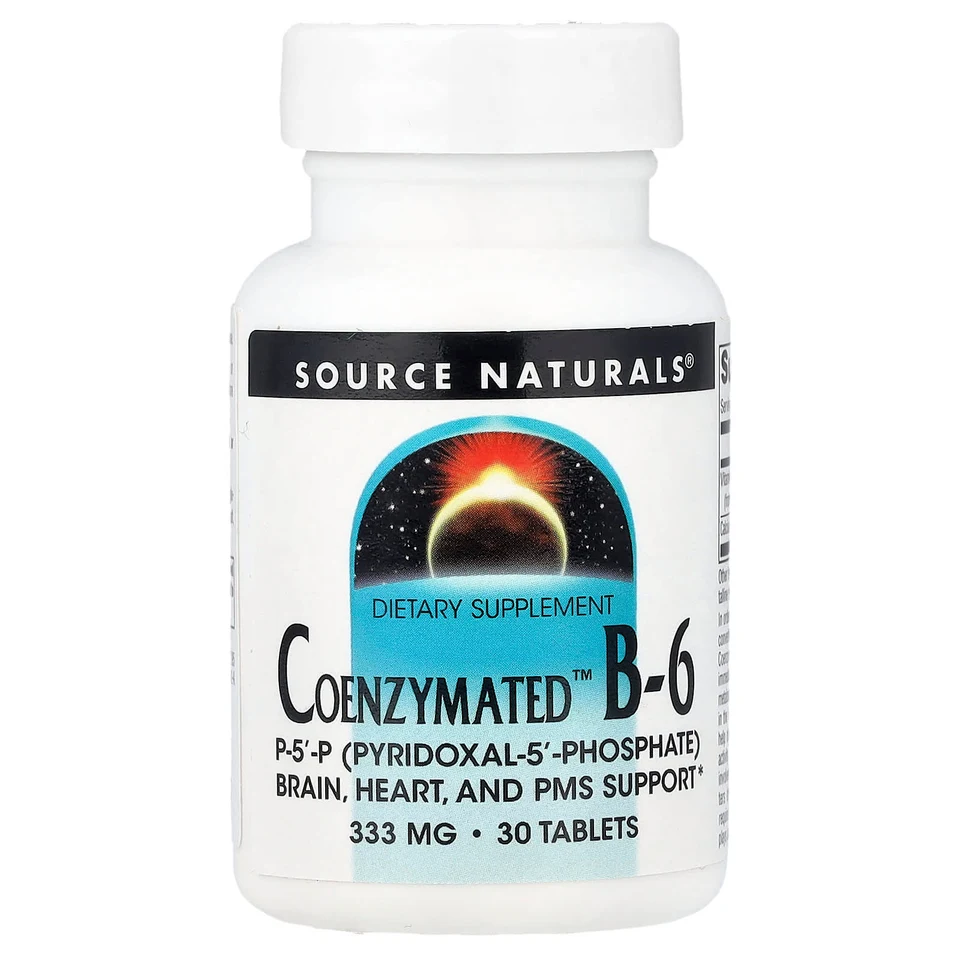 Витамин B6 Source Naturals Coenzymated™ B-6, 30 таблеток
