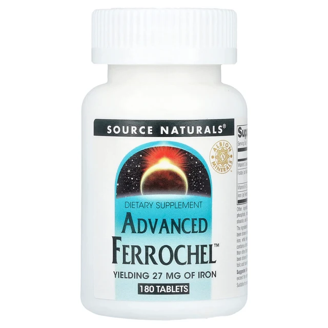 Железо Ferrochel Source Naturals™, 180 таблеток