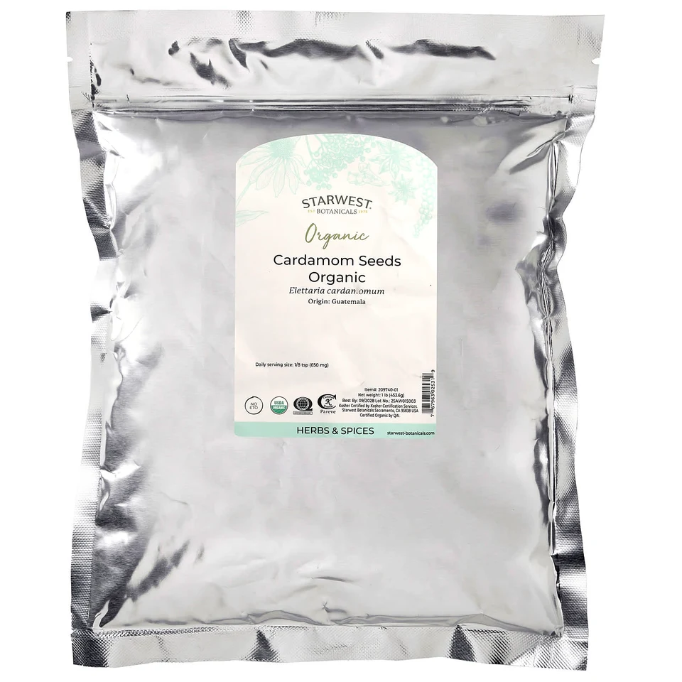 Кардамон Starwest Botanicals Seeds, 453.6 г