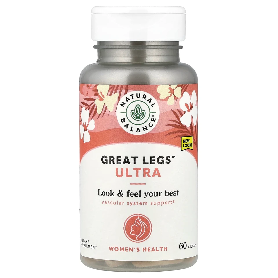 Комплекс Natural Balance Women's Health Great Legs Ultra, 60 растительных капсул