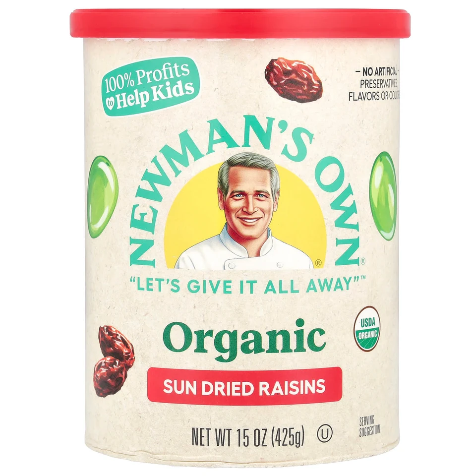 Изюм солнечной сушки Newman's Own Organics, 425 г