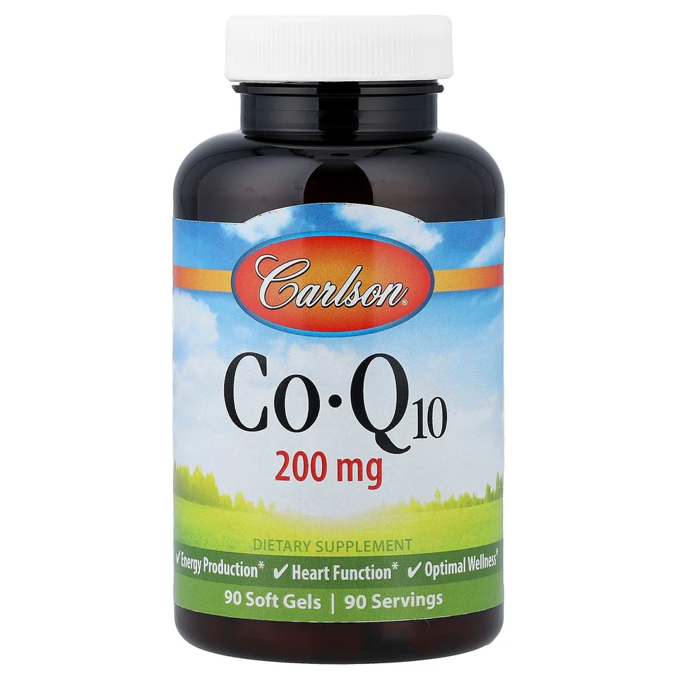 Коэнзим Q10 Carlson, 200 мг, 90 мягких капсул
