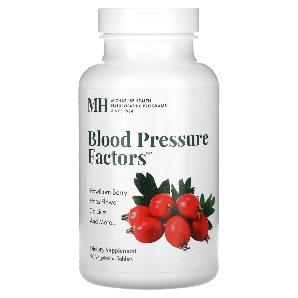 Факторы кровяного давления Michael's Health, 90 вегетарианских таблеток