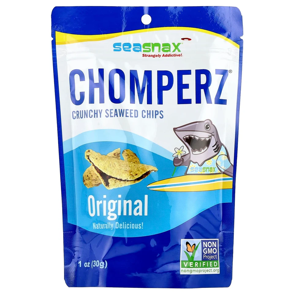 Чипсы SeaSnax Chomperz® Crunchy Seaweed Original, 30 г